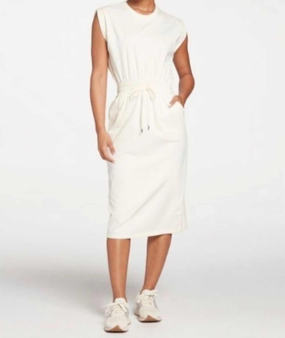 CALIA by Carrie Underwood Cream Midi Dress Size Medium